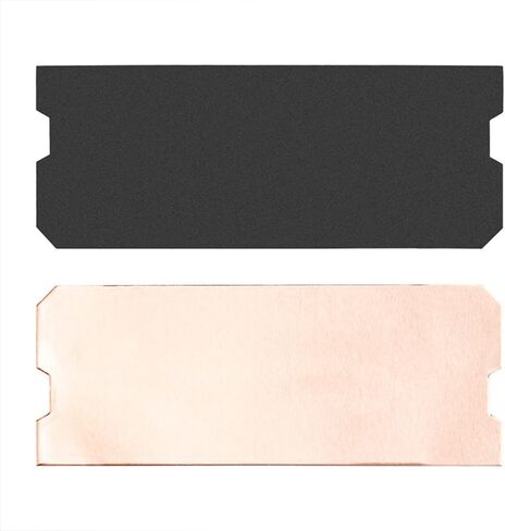 Pure Copper Coating Laptop Memory Heatsink Cooling Vest Radiator Cooler Pad Ultra-Thin 0.2mm Thickness in Saudi Arabia