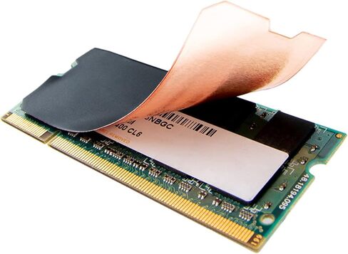 Pure Copper Coating Laptop Memory Heatsink Cooling Vest Radiator Cooler Pad Ultra-Thin 0.2mm Thickness in Saudi Arabia