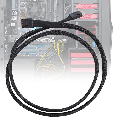 Bewinner SFF-8611 4i to SFF-8611 4i Data Active Cable, PCIe Gen4 x4 64Gbps 39.3in for Oculink eGPU, with Nylon Jacket, Nylon Material in Saudi Arabia