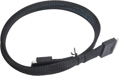 كابل نقل البيانات Dpofirs، يدعم 1.6ft SAS 3.0 4.0 3.0 Oculink SFF 8611 8i إلى SFF 8611 8i كابل خادم عالي السرعة لبطاقة توسيع PCIe in Saudi Arabia