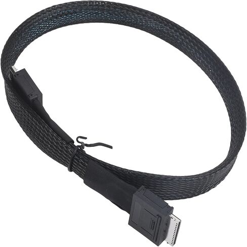 كابل نقل البيانات Dpofirs، يدعم 1.6ft SAS 3.0 4.0 3.0 Oculink SFF 8611 8i إلى SFF 8611 8i كابل خادم عالي السرعة لبطاقة توسيع PCIe in Saudi Arabia