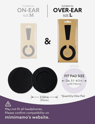 Mimimamo Super Stretch Headphone Cover L Size (Black) in Saudi Arabia