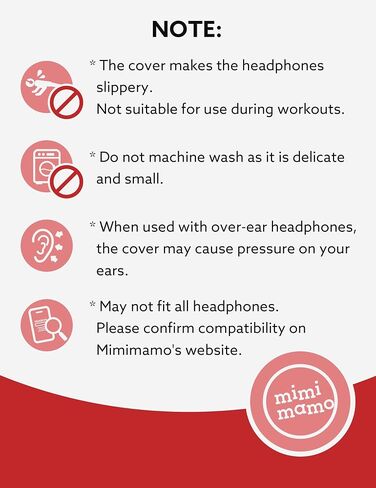 Mimimamo Super Stretch Headphone Cover L Size (Black) in Saudi Arabia
