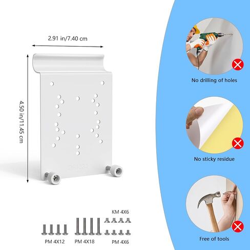 حامل جانبي من الفينيل العالمي لـ AOSU SolarCam D1 SE/Lite/Max، ANSQUE (GU01/SA01)، eufy Solocam S340/E30/S330/ E330، SEHMUA، Reolink، TP-Link Tapo، Cinnado B6 كاميرات الأمان (أبيض) in Saudi Arabia