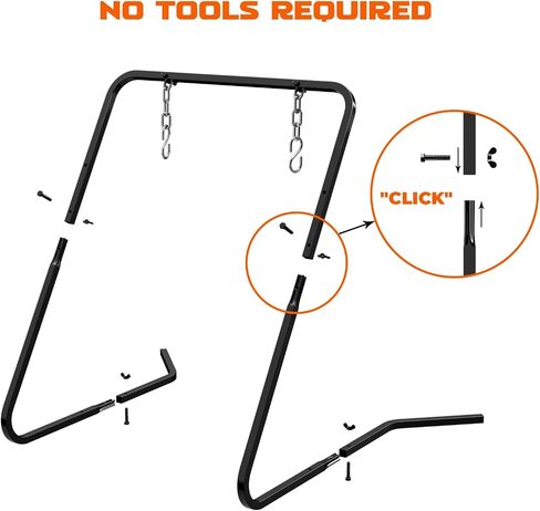 Highwild Complete AR500 Steel Targets System Steel Shooting Stand with Chain Mounting Kit - Optional Combination with 3/8 Inch Thick Target for Outdoor Range and Shooting Practice in Saudi Arabia