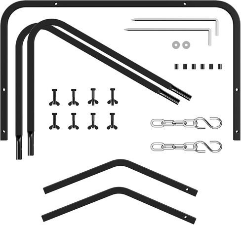 Highwild Complete AR500 Steel Targets System Steel Shooting Stand with Chain Mounting Kit - Optional Combination with 3/8 Inch Thick Target for Outdoor Range and Shooting Practice in Saudi Arabia
