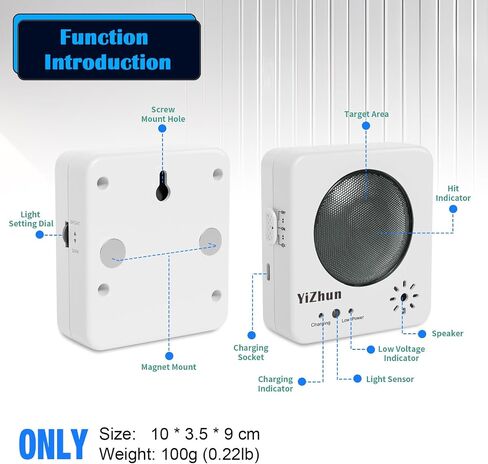 4th Generation Dry Fire Laser Target Training System with Steel Plate Sound and Immediate Flash Feedback (S01) for 9mm/380/22lr/223 in Saudi Arabia