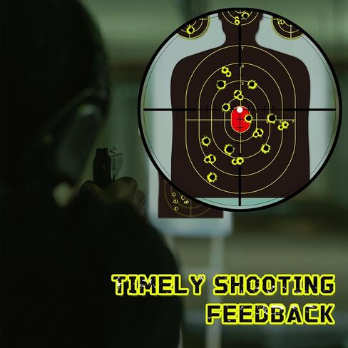 Targets for Shooting Range, 12" x 18", Self-Adhesive Paper Targets for Shooting with Timely Feedback for Gun Rifle Pistol Indoor Outdoor in Saudi Arabia