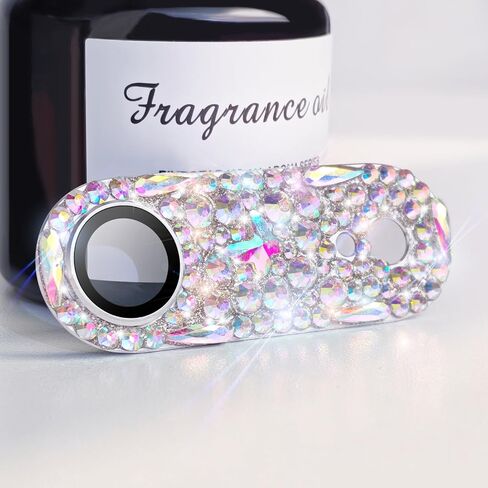 واقي عدسة الكاميرا Cavdycidy Bling Diamond متوافق مع iPhone 17 Pro، غطاء كاميرا معدني لامع، عدسة زجاجية مقواة 9H شاشة كاملة وواقي حجر الراين اللامع in Kuwait