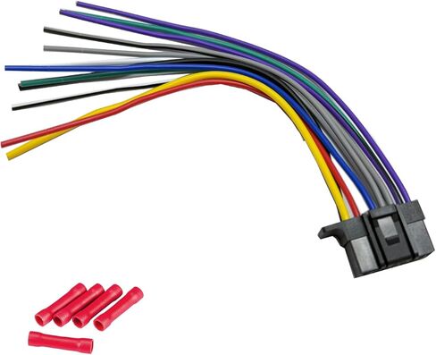 Radio Wiring Harness Connector Compatible with Sony 16-Pin Stereos, Aftermarket Power and Speaker Wire Plug for CDX DSX/DXS MEX WX Series, Fits CDXGT57UPW DSXM80 DXSM5511BT MEXN4300BT WX920BT in Saudi Arabia