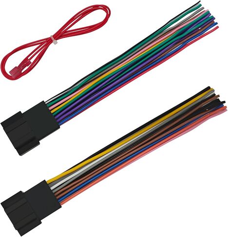 Car Radio Stereo Wiring Harness Connector, Radio Wiring Harness with Antenna Adapter Compatible with GM Chevy 2006-2013, GMC 2006-2017, Pontiac, Cadillac, Buick (Multicolored) in Saudi Arabia