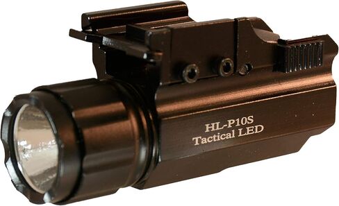 HiLight P10S 500 Lumen Pistol LED Strobe Flashlight مع Weaver Quick Release لسلسلة Glock، Sig Sauer، Smith & Wesson، Springfield، Beretta، Ruger، و Heckler & Koch، إلخ. in Saudi Arabia