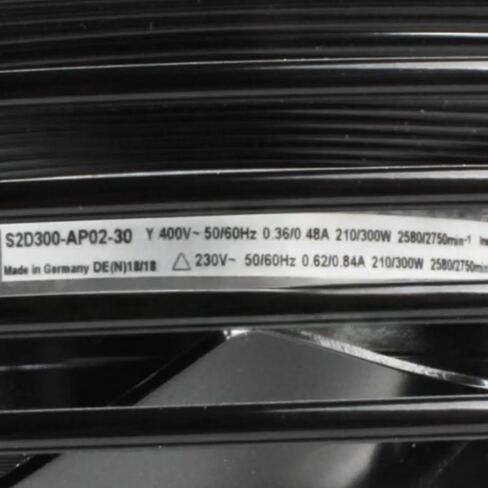 S2D300-AP02-30 400V 0.36/0.48A 210/300W 2580/2750RPM Cooling Fan 300mm in Kuwait