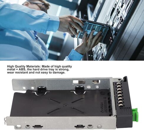 Hard Drive Tray 25in. SAS Tray , Primergy RX600 RX300 RX90, Silver Black Metal ABS Hard Drive Adapter Bracket with Screws, SAS Interface in Saudi Arabia