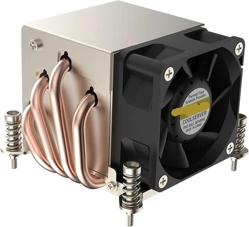 LGA115X-R64 CPU Cooler 2U 4 Heat Pipes 200W for LGA 115X Radiator Heat Sink Side Blow Cooling Fan in Saudi Arabia