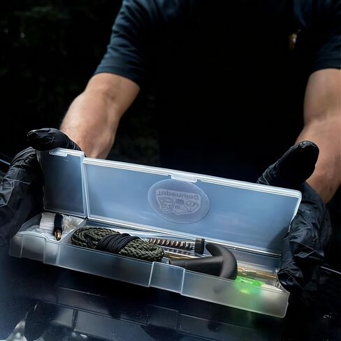 Pistol Cleaning Kit, Pocket-Sized Handgun Cleaning Kit, Single Caliber with Bore Brushes, Safety Flag & More in Saudi Arabia