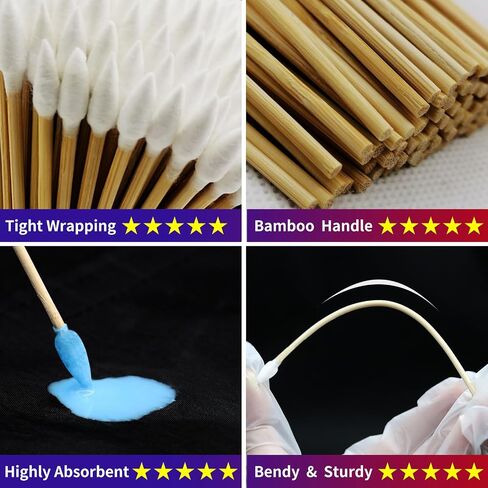 Universal Gun Cleaning Supplies -All in One Gun CLP Oil+ Lint Free Gun Cleaning Patches+ 6" Pointed Gun Swab,Gun Cleaning Kits Lubrication for 9mm and All Caliber of Firearms -Choose Your Set in Saudi Arabia