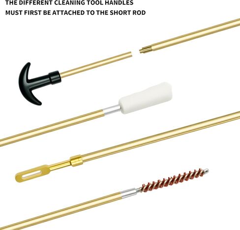 Gun Cleaning Kit Universal for Guns, Rifle Pistol Shotgun Handgun Cleaning Kit Universal Gun Cleaning Kit Gun Accessories Brushes for All Caliber Guns. in Saudi Arabia