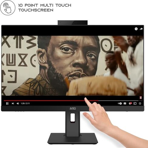 كمبيوتر الكل في واحد للألعاب، شاشة لمس FHD مقاس 24 بوصة، MTG Yama، Intel Core i5 الجيل العاشر، ذاكرة وصول عشوائي 8 جيجابايت، 1 تيرابايت NVME / 2 تيرابايت SSD، رسومات AMD RX 550 4 جيجابايت DDR5، كاميرا ويب، مجموعة ألعاب، Windows 11 in Saudi Arabia