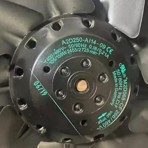 A2D250-AI14-09 400/460 فولت 0.18/0.21 أمبير 105/155 وات 2455/2725 دورة في الدقيقة مروحة تبريد 250 مم in Kuwait