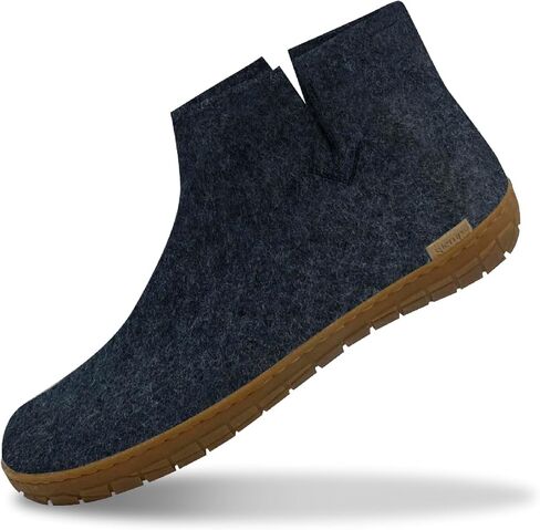 Glerups Wool Boot Rubber Outsole Grey/Grey Rubber EU 41 (US Men's 8, Women's 10) Medium in Saudi Arabia