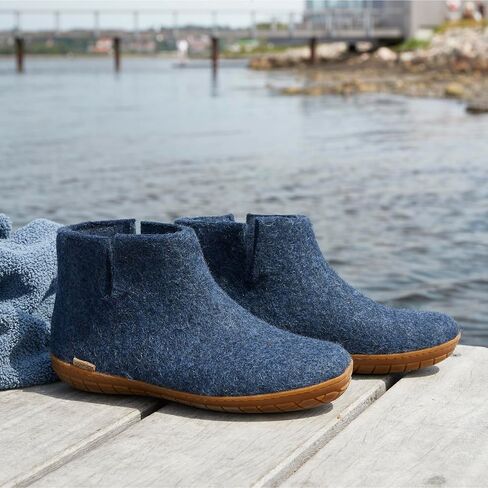 Glerups Wool Boot Rubber Outsole Grey/Grey Rubber EU 41 (US Men's 8, Women's 10) Medium in Saudi Arabia