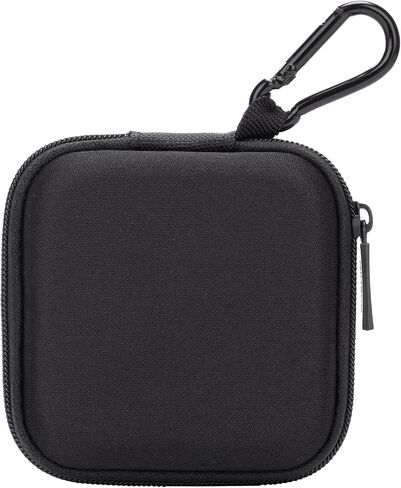 Ginsco Mini-Portable Hard Shell Earbuds Case for Apple EarPods/Samsung Galaxy Wired Earbuds, Headphones USB-C Wired Ear Buds, Travel Case with Carabiner for Earphones Earplugs in Saudi Arabia