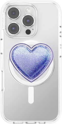 PopSockets Phone Grip for MagSafe with Kickstand, Magnetic Stand, Swappable Top, Secure Hold for iPhone MagSafe Cases, Phone & Tablet Grip in Saudi Arabia