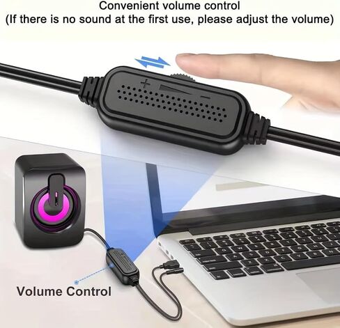 Computer Speakers PC Sound Box USB Wired Microphone for Desktop Computer in Saudi Arabia