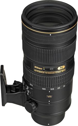 عدسة نيكون 70-200 ملم f/2.8G ED VR II AF-S Nikkor Zoom لكاميرات نيكون الرقمية SLR (جديد، صندوق أبيض) in Kuwait