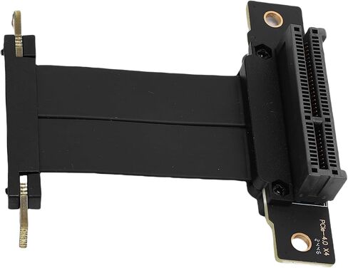 VBESTLIFE PCIe 4.0 X4 Riser Cable for M.2, WiFi, Firewire, USB, Sound Cards, etc, 90 Flexible GPU Graphics Card Extension Cable (10cm) in Saudi Arabia