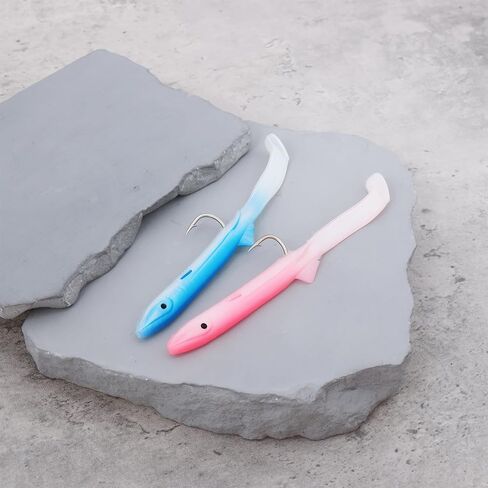 10 قطعة 4.2 جرام 12 سنتيمتر مختلط اللون Sandeel السحر مناسبة لباس سمك القد بولوك البحر in Kuwait