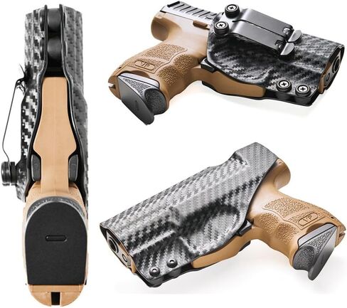 Kydex IWB Holster for Glock G19 G43X Taurus G2C G3C Canik TP9 Elite SC Inside Waistband Concealed Carry Monoblock Metal Belt Clip in Saudi Arabia