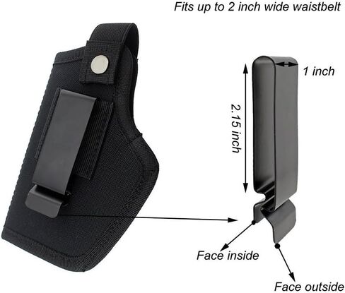 IWB/OWB Concealed Carry Pistol Holsters, Right/Left Hand Gun Holder Man/Woman Fits Glock Gun Holster for Pistols in Saudi Arabia