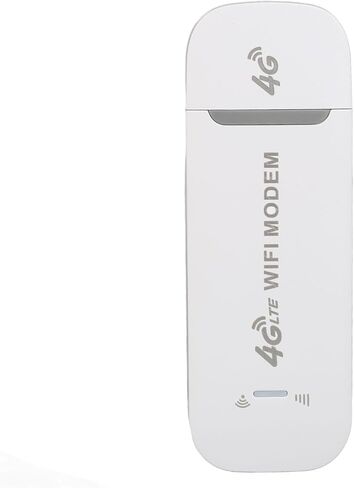 VBESTLIFE 4G LTE USB WiFi Dongle، جهاز توجيه نقطة اتصال متنقلة، جهاز مودم محمول بسرعة 150 ميجابت في الثانية مع فتحة بطاقة SIM للسفر، يدعم 8 مستخدمين in Saudi Arabia