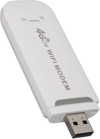 VBESTLIFE 4G LTE USB WiFi Dongle، جهاز توجيه نقطة اتصال متنقلة، جهاز مودم محمول بسرعة 150 ميجابت في الثانية مع فتحة بطاقة SIM للسفر، يدعم 8 مستخدمين in Saudi Arabia