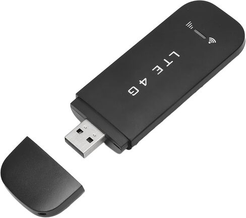 VBESTLIFE 4G LTE USB WiFi Dongle، جهاز توجيه نقطة اتصال متنقلة، جهاز مودم محمول لـ 10 مستخدمين مع فتحة بطاقة SIM للسفر، لآسيا وأفريقيا والشرق الأوسط (أبيض) in Saudi Arabia
