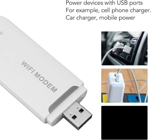 VBESTLIFE 4G LTE USB WiFi Dongle, Mobile Hotspot Router, 150Mbps High Speed Portable Modem Device with SIM Card Slot for Travel, Support 10 Users (Black) in Saudi Arabia