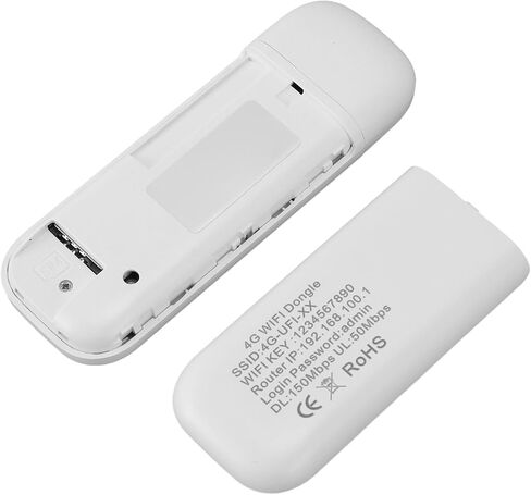 VBESTLIFE 4G LTE USB WiFi Dongle, Mobile Hotspot Router, 150Mbps High Speed Portable Modem Device with SIM Card Slot for Travel, Support 10 Users (Black) in Saudi Arabia