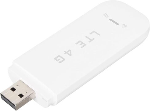 VBESTLIFE 4G LTE USB WiFi Dongle، جهاز توجيه نقطة اتصال متنقلة، جهاز مودم محمول بسرعة 150 ميجابت في الثانية مع فتحة بطاقة SIM صغيرة للسفر، يدعم 10 مستخدمين in Saudi Arabia