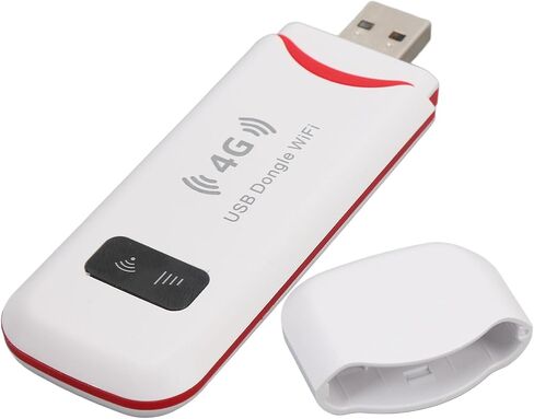 Sanpyl 4G LTE USB WiFi Hotspot, 4G Mobile Hotspot Router with SIM Card Slot, 150Mbps Pocket Network WiFi Modem Support 10 Users, for Travel and Business in Saudi Arabia