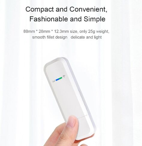 VBESTLIFE 4G LTE USB WiFi Dongle, Mobile Hotspot Router, 150Mbps Portable Modem Device with SIM Card Slot for Travel, 10 Users Sharing (Southeast Asia Version) in Saudi Arabia