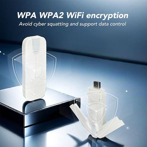 VBESTLIFE 4G LTE USB WiFi Dongle, Mobile Hotspot Router, 150Mbps Portable Travel Modem Device with SIM Card Slot, Support 10 Users in Saudi Arabia