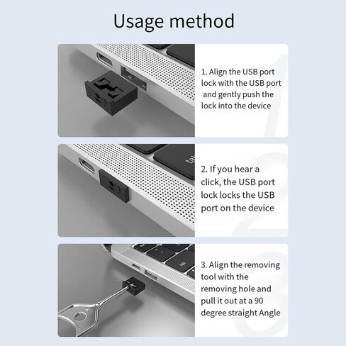 قطعتان/10 قطع من حاصرات منافذ USB لحماية البيانات الآمنة لأجهزة الكمبيوتر والكمبيوتر المحمول والكمبيوتر المحمول مع تصميمات مقاومة in Kuwait
