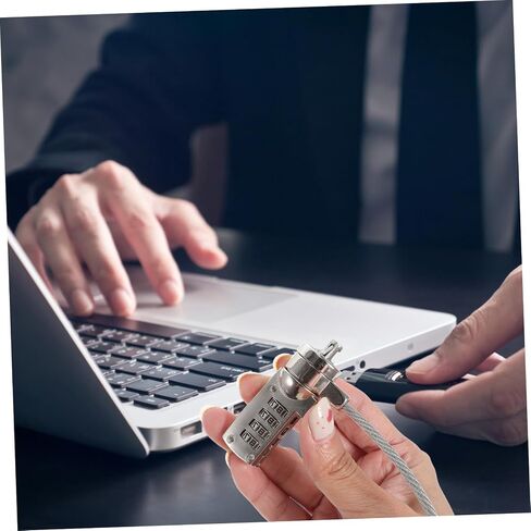 Operitacx Laptop Security Lock 1.8m Cable Anti-Theft Notebook Lock for Business Use for Laptops and Tablets Universal Computer Accessory in Saudi Arabia