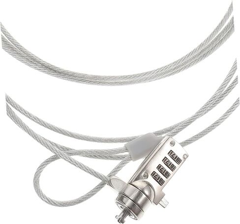 Cable Lock for Laptop and Notebook 1.8m Keyed Security Lock Security Features for Business and Travel in Saudi Arabia