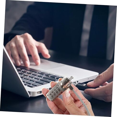 Cable Lock for Laptop and Notebook 1.8m Keyed Security Lock Security Features for Business and Travel in Saudi Arabia