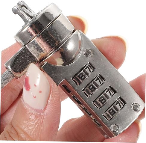 Cable Lock for Laptop and Notebook 1.8m Keyed Security Lock Security Features for Business and Travel in Saudi Arabia