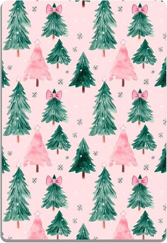 Pink Christmas Tree Cardstock Insert for Kindle Clear Case 11th & 12th Generation Paperwhite & Colorsoft, Decorative Cardstock Insert for Kindle Clear Cases CXMT55 in Saudi Arabia