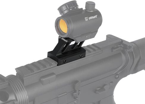 Ohhunt Riser Mount 1 بوصة Hight Picatinny Rail Cantilever Design باللون الأسود in Saudi Arabia
